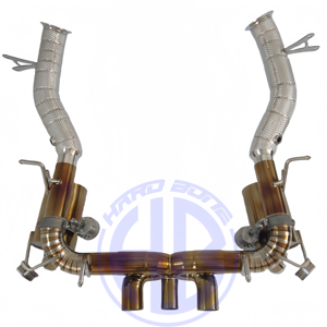 Silenciador Catback Valvetronic con puntas de escape de titanio para Ferrari 458 Italia Speciale Spider 4.5L tubos de escape personalizados - Product Image 4