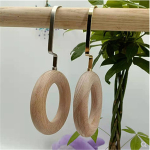 Beechwood Pants Hooks S Shape Solid Wood Clothing <b>Hangers</b> For <b>Trousers</b> Home Use Reusable Apparel Accessories - Product Image 2