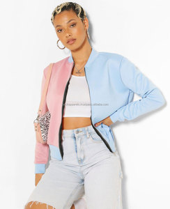 Chaqueta Bomber Básica de Invierno 2020 para Mujer, Chaqueta Vaquera Holgada de Manga Larga, Cortavientos, Transpirable, con Forro de Piel Sintética y Cierre de Cremallera - Product Image 3