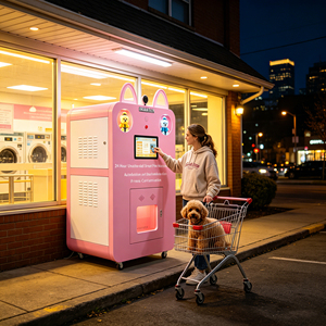 Kiosque de lavage pour animaux domestiques en acier inoxydable, station de bain pour chiens en libre-service 24/7, compatible IoT pour hôtels et laveries automobiles, vente en gros usine - Product Image 2
