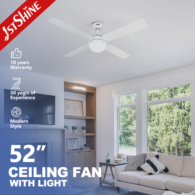 1stshine Excellent Seller Factory Direct Professional Modern Design Smart Home High Torque Motor Reliable Ceiling Fan With Light