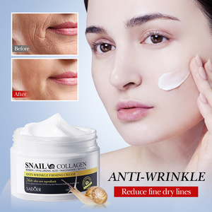OEM SADOER al por mayor: Tónico facial de baba de caracol para reducir líneas finas y poros, crema hidratante reafirmante antiarrugas con colágeno de caracol - Product Image 1