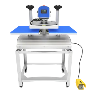 Double Station Electric Automatic Heat Press Machine With Laser Alignment