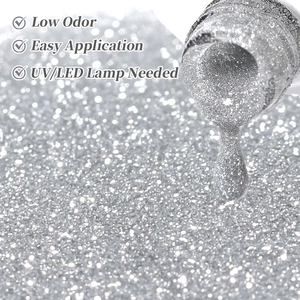 BORN PRETTY OEM Personalized <b>Glitter</b> Diamond Sparkle Reflective <b>Nail</b> Gel Polishes Custom Flash Disco Gel Polish with Logo - Product Image 6