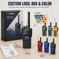 Radio bidirectionnelle XUNLIBAO HAM, approvisionnement direct usine, OEM ODM, logo personnalisé, multi-bandes, 8608, 199 canaux, SOS, USB Type-C