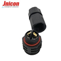 Connecteurs d'alimentation Jnicon M19 femelle et mâle 10A 200V connecteur XLR IP68 étanche 2P pour l'éclairage des plantes