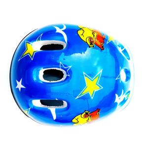 Casco de ciclismo para niños, ajustable, con ventilación, para bicicleta, monopatín, patinaje sobre ruedas, equipo de protección, patrón de dibujos animados - Product Image 5