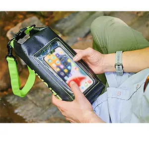 Bolsa impermeable para teléfono móvil, bolsa seca impermeable con estuche ipper, 2 unidades