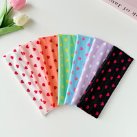 Jachon Bandeau Élastique Doux à Imprimé Cœur Mignon pour Sport, Gym, Yoga – Accessoire Cheveux Tendance Quotidien pour Femmes et Filles