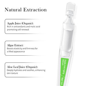 Suero Facial Antienvejecimiento Manzana Orgánica con Aloe Vera Hidratante Antienvejecimiento | Krone Fórmula Personalizable Cuidado DE LA Piel - Product Image 5