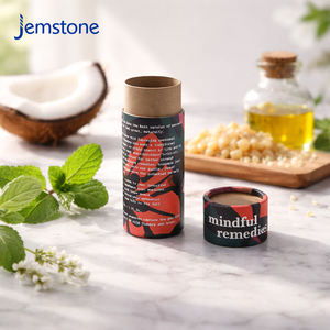 Caja de Embalaje de Cartón Kraft en Forma de Tubo Cilíndrico para Cosméticos y Cuidado de la Piel, Diseño Personalizado y Reciclable, Envase de Tubo de Papel para Protector Solar - Product Image 4