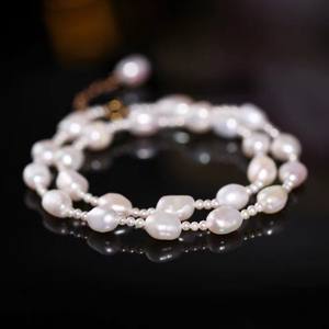 Collar de Perlas de Agua Dulce con Forma Barroca de 2-8 mm, Diseño Versátil y Moderno, Estilo INS - Product Image 2