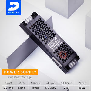 Unidades de fuente de alimentación de controlador LED ultrafino de carcasa de hierro 12V 24V 100W 200W 300W Smps fuente de alimentación conmutada para tiras Led - Product Image 4