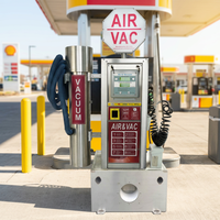 Tour de gonflage de pneus en acier inoxydable G5 CE Compresseur d'air en libre-service avec aspirateur Machine de gonflage d'air en métal
