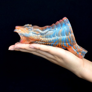 NNSX Nuevo Producto para Hombres, Funda de Silicona Hueca para Pene con Diseño de Dragón, para Agrandamiento del Pene, Diversión en Pareja, Pasión - Product Image 4