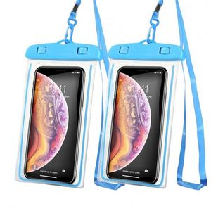 กระเป๋าใส่โทรศัพท์มือถือกันน้ำ IPX-2 แบบใส ยี่ห้อใหม่สั่งทำพิเศษ ขายดี - Product Image 2