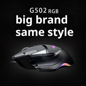 G502 Programação Macro Mini Ergonômico Wired USB Optical RGB Backlit Gaming Mouse para Jogo Competição em Stock - Product Image 5