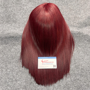 Hot Deal color Bone Straight Wig Cabello humano Raw Virgin Extensiones de cabello vietnamita Alta calidad grande en stock precio al por mayor - Product Image 2