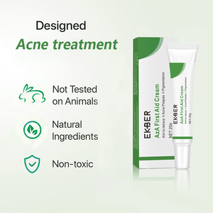 Crème de traitement de l'acné EKBER OEM BHA, élimine les points noirs, les comédons fermés, les éruptions cutanées rouges, contrôle le sébum, atténue les marques d'acné, crème pour le visage - Product Image 3