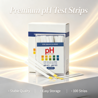 Tiras Reactivas de pH 4.5-9.0 para Orina y Saliva, Prueba Rápida y Precisa del Equilibrio del pH Corporal en Casa