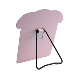 Popular Pink Cute Dog Kids Desktop Dressing Metal <b>Foldable</b> <b>Table</b> Cosmetic Makeup Mirror - Product Image 3