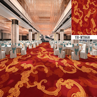 Tapis mural en nylon imprimé pour chambre d'hôtel 5 étoiles luxueuse