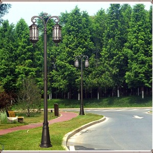 โคมไฟสนามยุโรป พลังงานแสงอาทิตย์ LED อลูมิเนียมอัลลอยด์ เสาสูง สำหรับสวน ลานบ้าน ถนน - Product Image 4