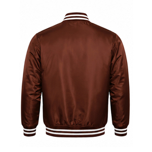 Chaquetas de Satén Más Vendidas para Adultos, Precio al por Mayor, Ropa Casual de Calle, Cuello Alto, Tela de Lona, Color Liso, Estilo Urbano para Hombre - Product Image 3
