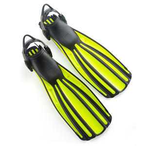 Pinne King a quattro linee con lacci primaverili per immersione libera pinna lunga per regolazione del polmone per immersione profonda pinne da nuoto prodotto con radici - Product Image 3