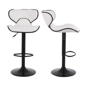 <span class=keywords><strong>Taburetes</strong></span> de Bar giratorios modernos con silla de cocina ajustable de cuero PU para el hogar Bar comedor <span class=keywords><strong>taburetes</strong></span> de restaurante económicos precio barato - Product Image 1