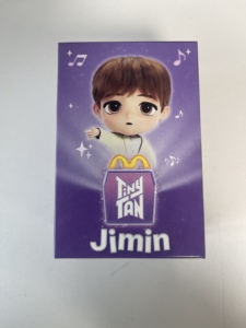 สินค้าขายดี ฟิกเกอร์จีมิน แบตส์ แฮปปี้มีล ทินนี่ แทน จากแมคโดนัลด์ส ของสะสมเคป๊อปจากเกาหลีใต้ ฟิกเกอร์ไอดอลเกาหลี - Product Image 3
