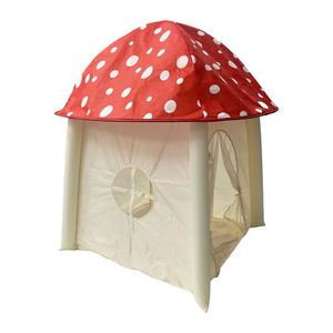 Tente gonflable pour enfants en polyester et coton de haute qualité, douce, en forme de champignon, pour les jeux des bébés, unisexe - Product Image 4