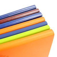 Carnet de notes exécutif A5 à 6 anneaux personnalisable en couleur avec couverture en cuir/tissu/PP/PVC, design portable, bande élastique et porte-stylo