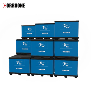plastic collapsible turnover box PP honeycomb sleeves pallet storage box coaming board crate foldable pallet box
