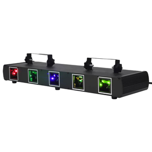 <strong>RGB</strong> Five-hole Disco Laser Light Stage Effect Lighting <strong>DMX</strong> Sound <strong>Control</strong> for DJ Club Party Show - Product Image 1