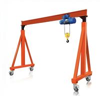 Prix de grue à portique portable mobile Grue et palan à portique à portique à poutre unique