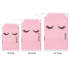 Reusable <b>Drawstring</b> Eyelash Extension Storage <b>Bag</b> <b>Waterproof</b> Lash Tool Pouch Gift <b>Bag</b> - Product Image 6