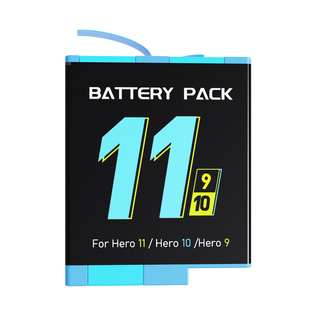 Hongdak Replacement Battery for Go Pro 11/10/9 Action Cameras Lithium Ion Battery