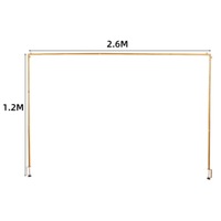 Support de table télescopique en métal doré/noir réglable, support carré en fer pour décoration de mariage et de fête de Noël