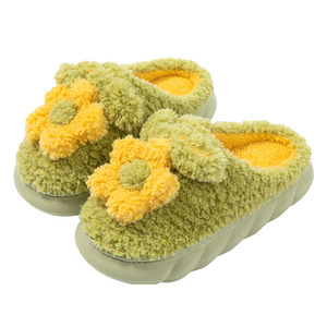 Best Selling EVA Sole Ashion Slippers for Women Artificial Plush Women Slippers With Wholesale Hot Style - Product Image 6