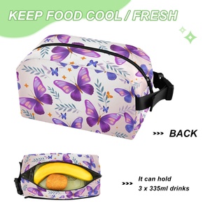 Small Portable Cooler Bag Custom Logo Cute Design Waterproof Material Aluminum Foil Insulated Thermal Lunch Food - Product Image 2