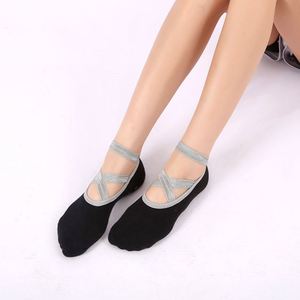 Best Quality Cotton Anti-Slip Soft Silicone Sole Dance Barre Ballet Pilates <b>Socks</b> Custom Women <b>Grip</b> Yoga <b>Socks</b> for Women - Product Image 5