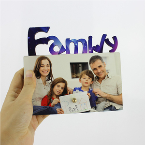 Qualisub Factory Price Family Photo <strong>Frames</strong> <strong>with</strong> 155x140mm Size Thermal Transfer <strong>Printing</strong> MDF Material &amp; Stands for Sublimation - Product Image 4