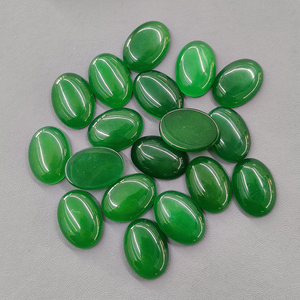 <span class=keywords><strong>Pietra</strong></span> Naturale di Cristallo all'Ingrosso, Cabochon in <span class=keywords><strong>Agata</strong></span> <span class=keywords><strong>Verde</strong></span> Ovale/Rotondo/a Goccia per Creazione di Gioielli Fai-da-Te - Product Image 4