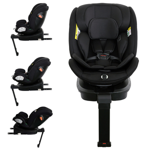 Silla de Auto Convertible Reclinable ECE R129 I-SIZE 40-150cm con Soporte <span class=keywords><strong>ISOFIX</strong></span>, Rotación de 360° para Recién Nacidos, <span class=keywords><strong>GRUPO</strong></span> 0+<span class=keywords><strong>1</strong></span>+2+3, 0-36kg, CY18 - Product Image 1