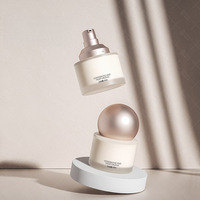 Bouteille pompe vide givrée 10 ml pour sérum, fond de teint liquide, lotion, avec sérigraphie – Prix usine
