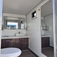 Toilettes mobiles de remorque de toilette portative de luxe pour l'unité de toilette facile à déplacer de camping