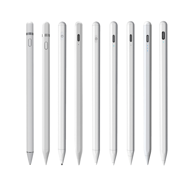 1/2nd Generation Durable Metal and Plastic Pencil Tip Touch Screen Pen Stylus for Android Tablets Compatible with for Apple Penc