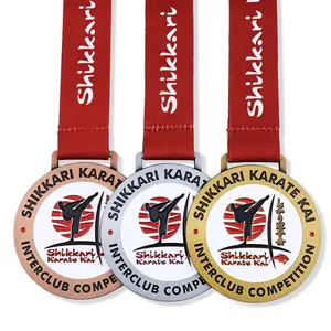 Manufacturer Custom Sports Metal Karate Martial Arts Kung Fu KickBoxing 2023 Taekwondo Medals