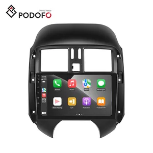 Podofo Android Car Radio 9 Inch 2 Din Carplay Android Auto GPS RDS HIFI Support AHD Camera For Nissan Sunny 2011-2013 Wholesale